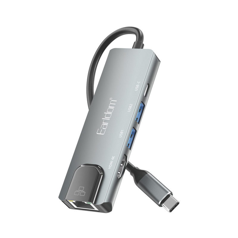 هاب 5 پورت USB-C ارلدام مدل 5IN1 W27 