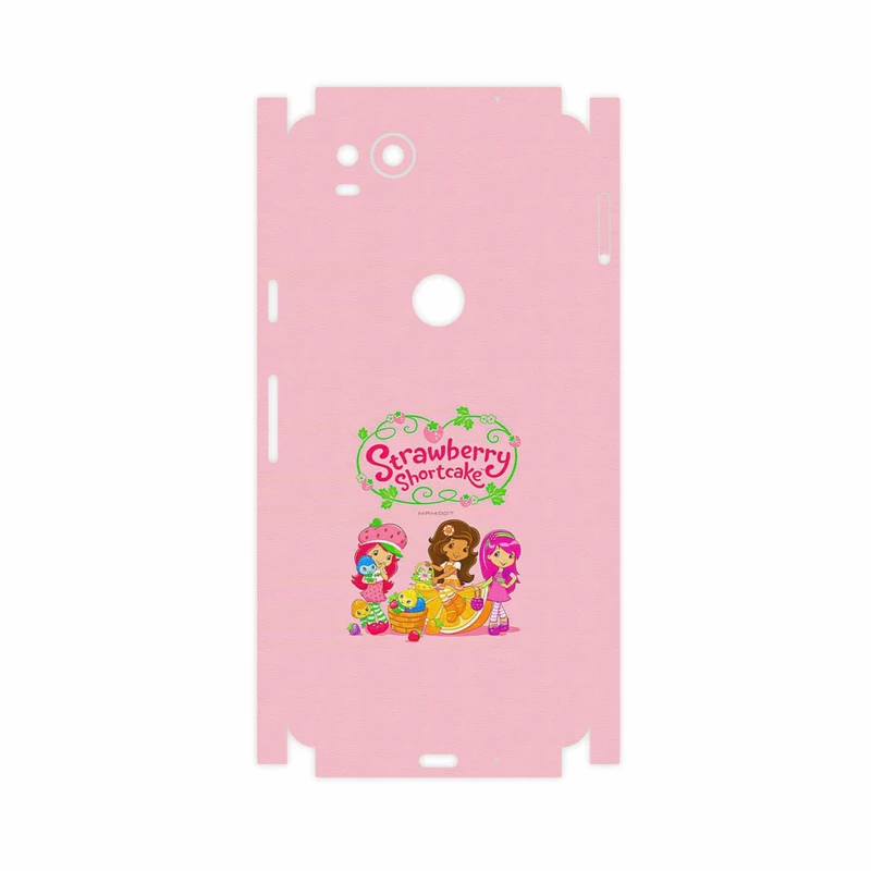 برچسب پوششی ماهوت مدل Strawberry Shortcake-FullSkin مناسب برای گوشی موبایل گوگل Pixel 2