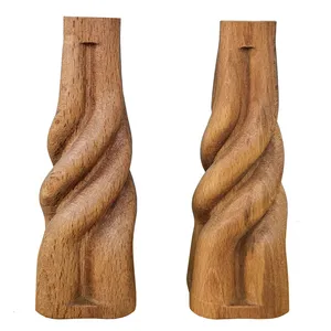 جاشمعی چوبی مدل گیسو بسته 2 عددی