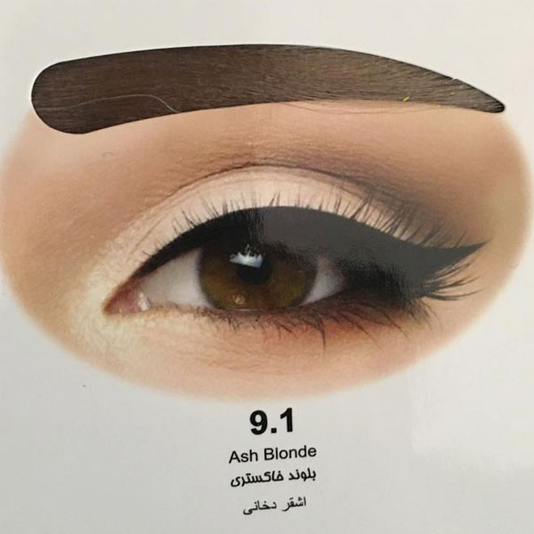 کیت رنگ ابرو آلما شماره 9.1 حجم 15 میلی لیتر رنگ بلوند خاکستری