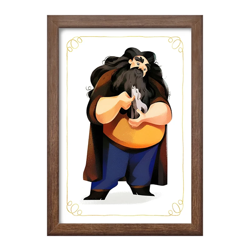 تابلو خندالو طرح هاگرید هری پاتر (Harry Potter) کد F8651