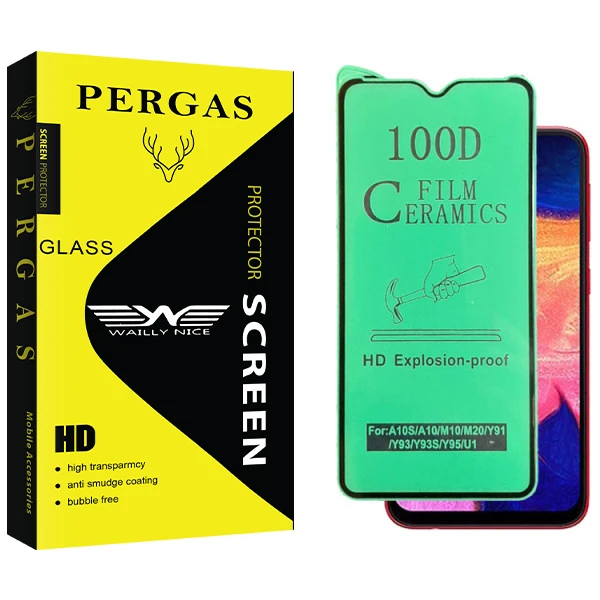 محافظ صفحه نمایش سرامیکی وایلی نایس مدل Pergas Glass مناسب برای گوشی موبایل سامسونگ Galaxy A10