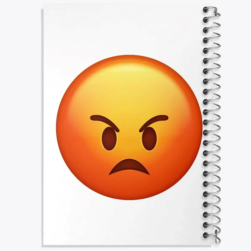 دفتر ژورنال نویسی 50 برگ خندالو مدل نقطه ای طرح ایموجی کد 24661