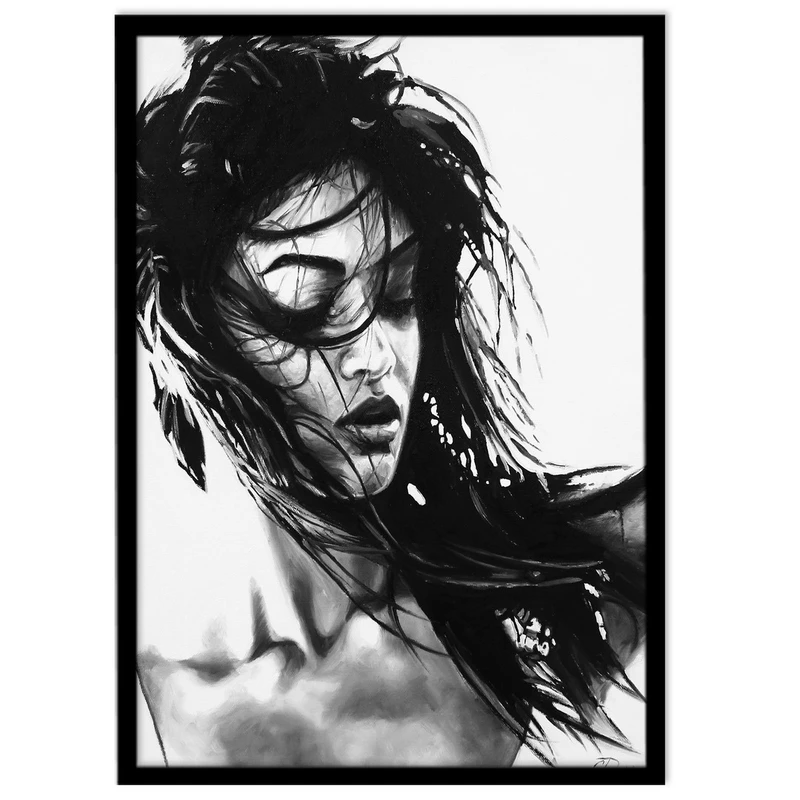 تابلو نوری بکلیت طرح پرتره و عکاسی چهره مدل B-15563