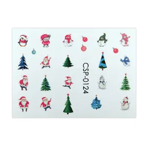 لنز ناخن مدل زمستان کد 124