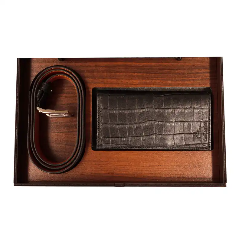 ست هدیه مردانه چرم کن ا مدل S-149