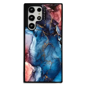 AKAM AMCWSGS22U-MARBEL6 Cover For Samsung Galaxy S22 Ultra