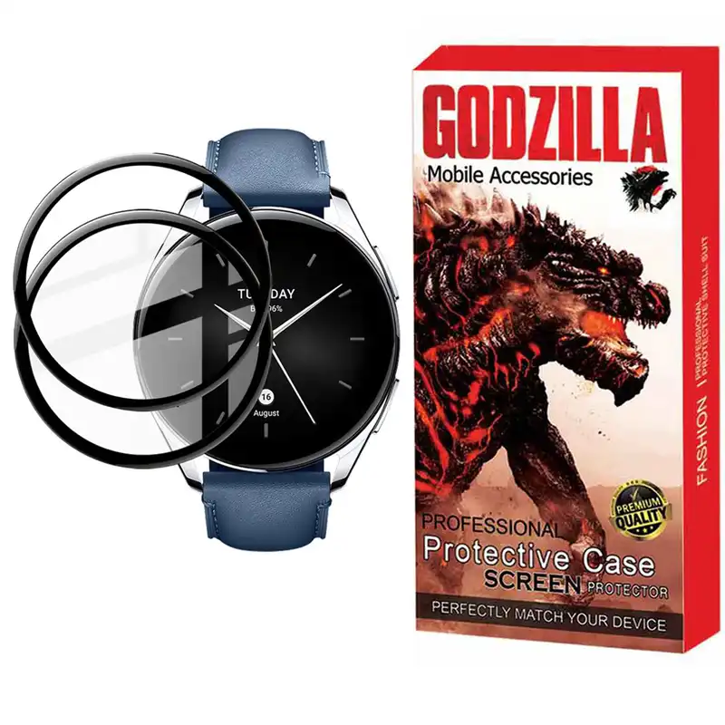 محافظ صفحه نمایش گودزیلا مدل G-PMMA مناسب برای ساعت هوشمند شیائومی S2 46MM بسته 2 عددی