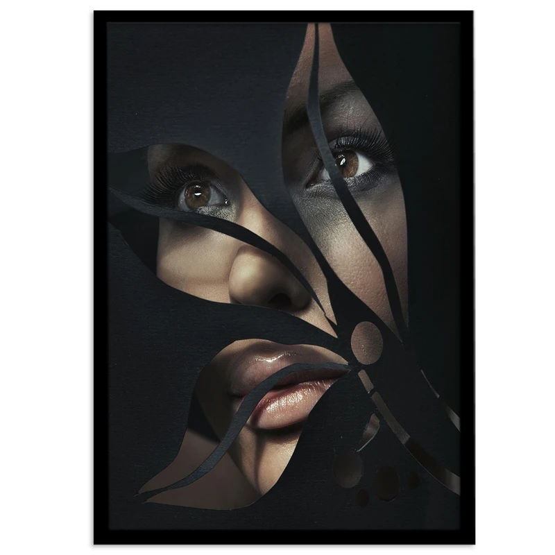 تابلو بکلیت طرح آرایشی چهره مدل B-14478