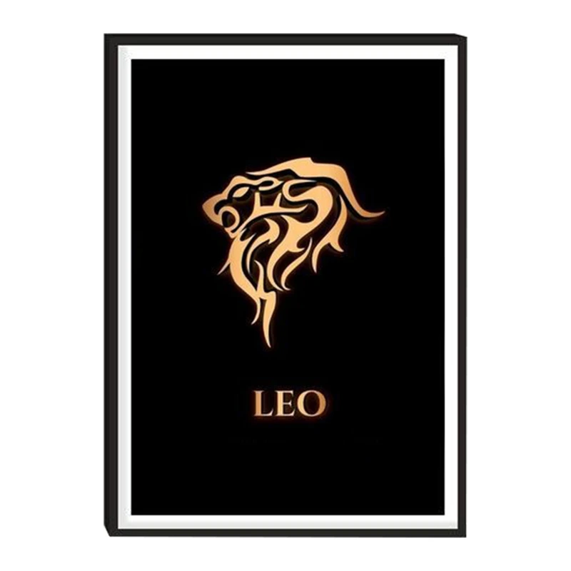 تابلو نقاشی طرح شیر کد 009