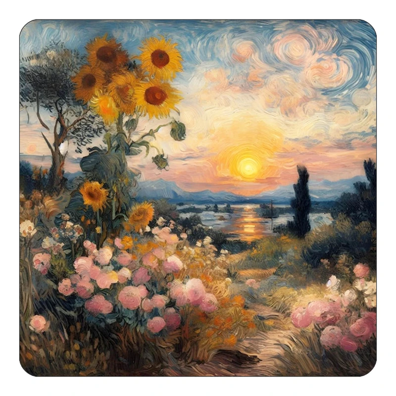 مگنت کاکتی طرح نقاشی رنگ روغن مدل mp73516