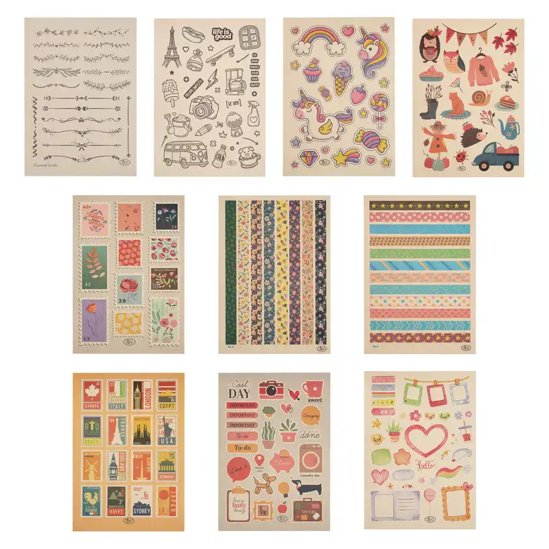 کاغذ یادداشت انتشارات سیبان مدل پلنرساز مدل 03 مجموعه 10 عددی