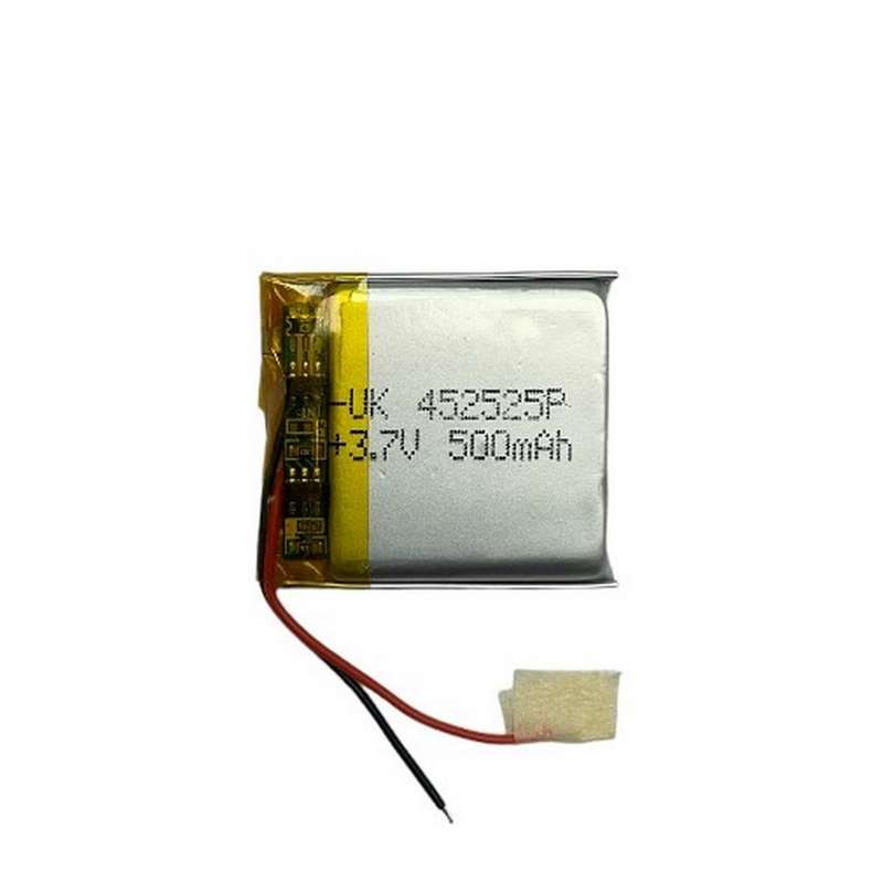 باتری لیتیومی کد 452525 ظرفیت 500 میلی آمپر ساعت باتری لیتیومی کد 452525 ظرفیت 500 میلی آمپر ساعت