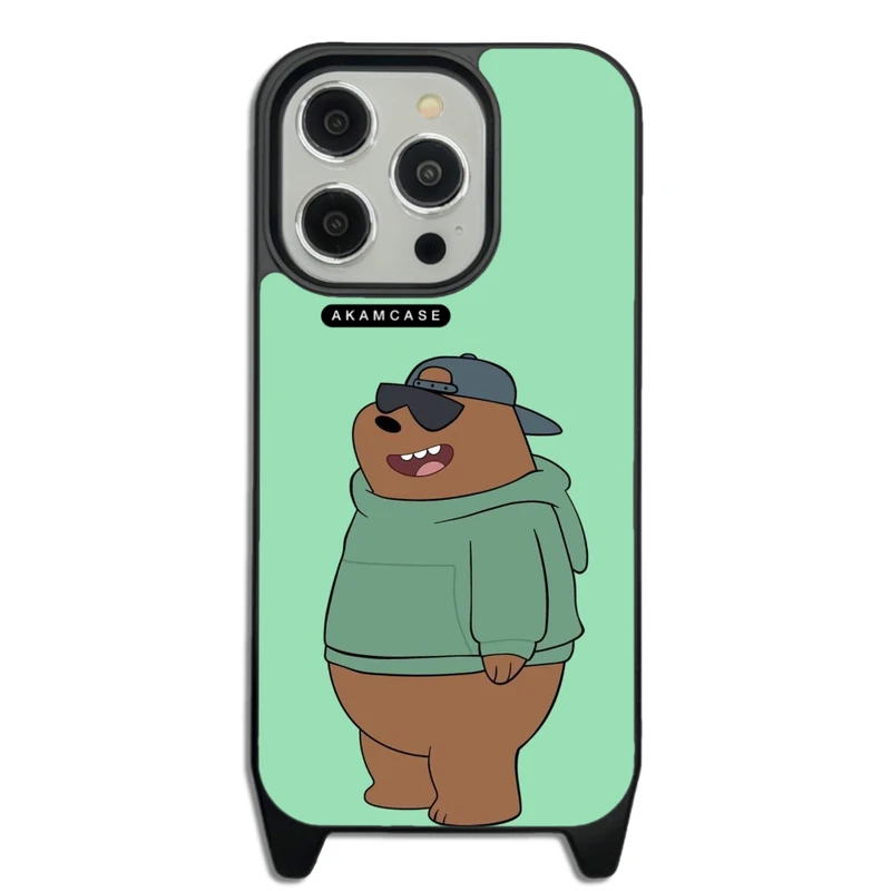 کاور آکام مدل AMCWLA15PRO-BARE BEAR4 مناسب برای گوشی موبایل اپل iPhone 15 Pro