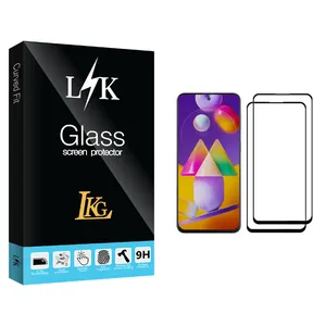 LKG LK Glass Screen Protector For Samsung Galaxy M31s Pack Of 2