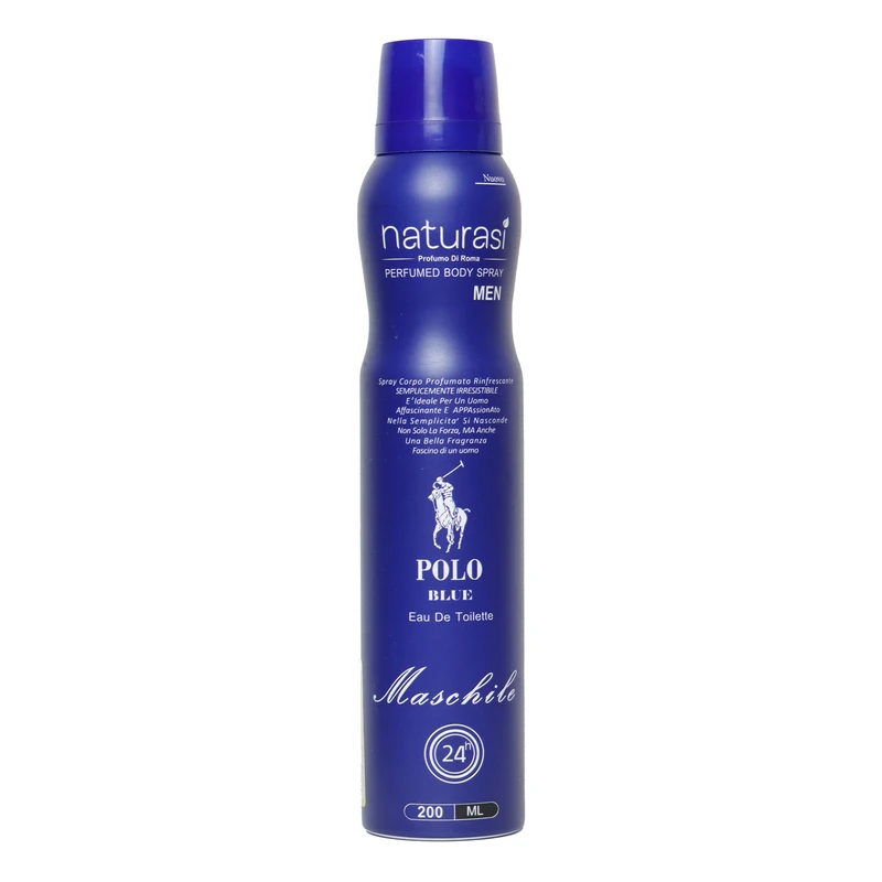 اسپری خوشبو کننده بدن مردانه ناتوراسی مدل Polo حجم 200 میلی لیتر