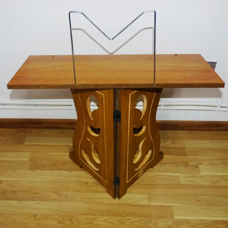 میز سنتور مدل تاشو طرح پایه نت دار کد 5499