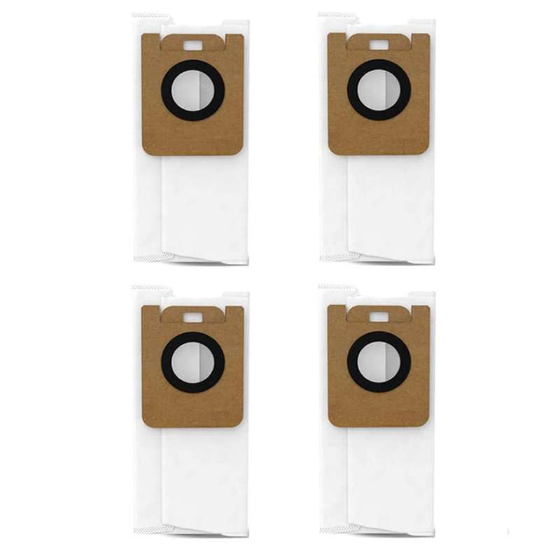 کیسه تخلیه جارو رباتیک مدل D10s Plus مناسب برای پاکت جاروبرقی رباتیک شیائومی Dreame D10s Plus مجموعه 4 عددی