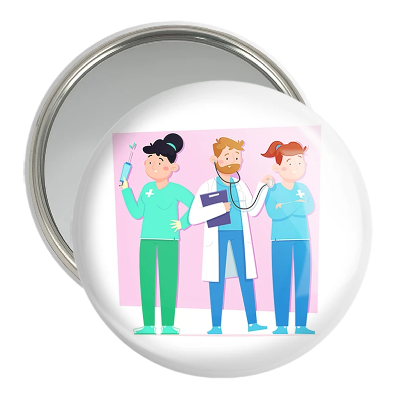 آینه جیبی خندالو مدل پزشک و پرستار کودکانه کد 36506