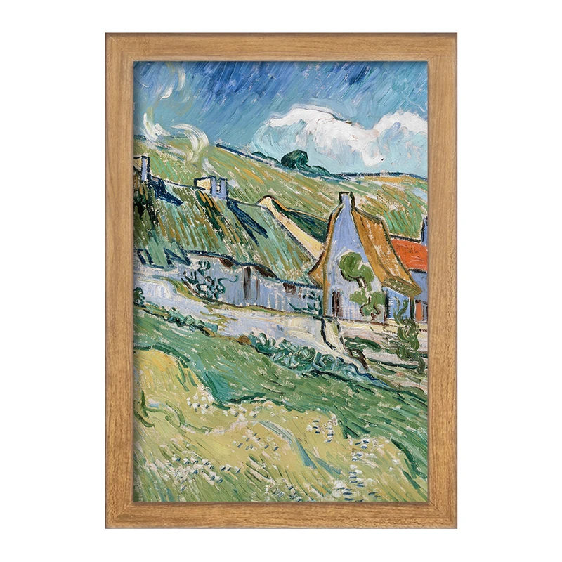 تابلو خندالو مدل کلبه ونسان ونگوگ (Van Gogh) کد 36785