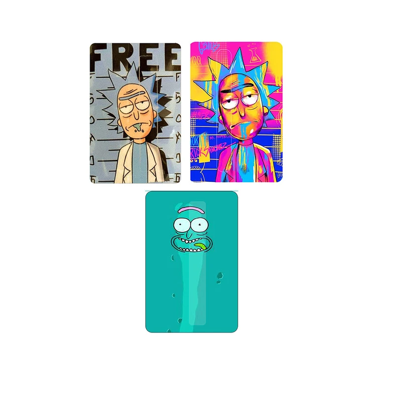 استیکر کارت مدل Rick and Morty کد 8 مجموعه 3عددی