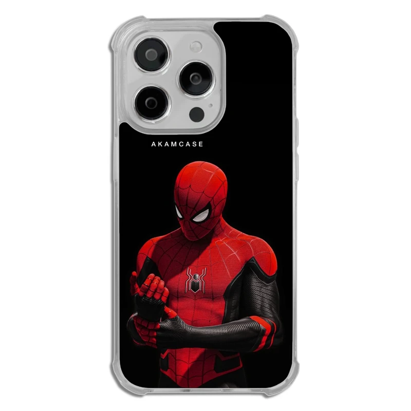 کاور آکام مدل AMC-WTA14PRO-SPIDER MAN2 مناسب برای گوشی موبایل اپل iPhone 14 Pro