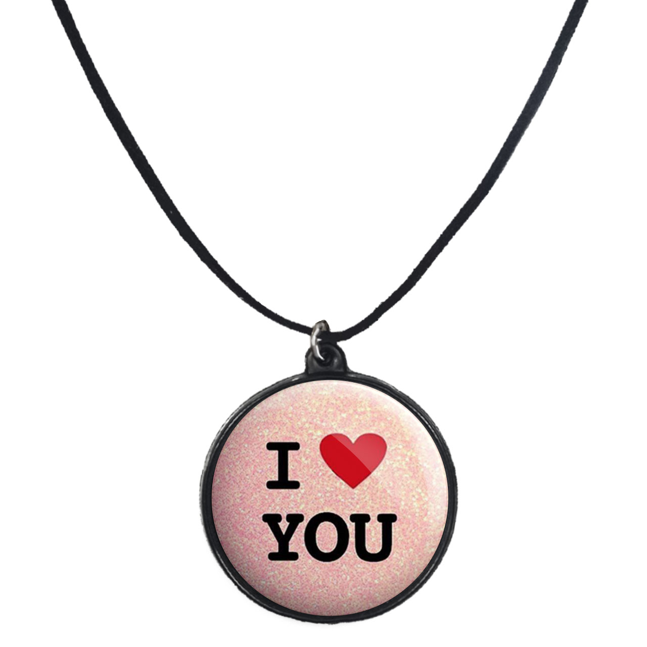 گردنبند پرمانه طرح عاشقانه کد pmb.8136 مدل دو طرفه