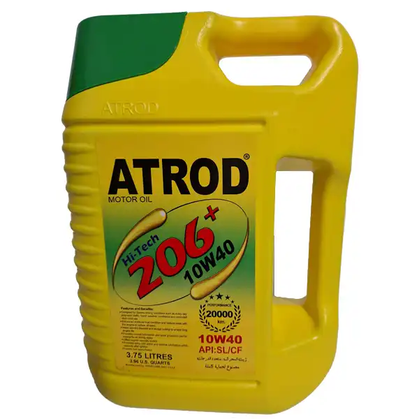 روغن موتور آترود مدل Hi-Tech206 10W40 SL  حجم 3.75 لیتر