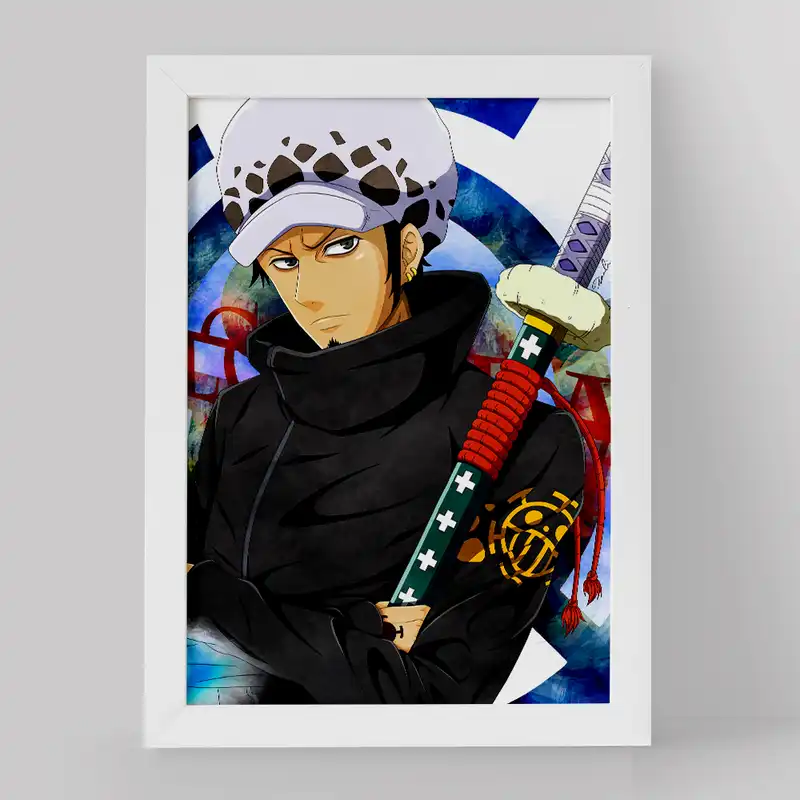 تابلو خندالو مدل ترافلگر انیمه وان پیس One Piece کد 17261