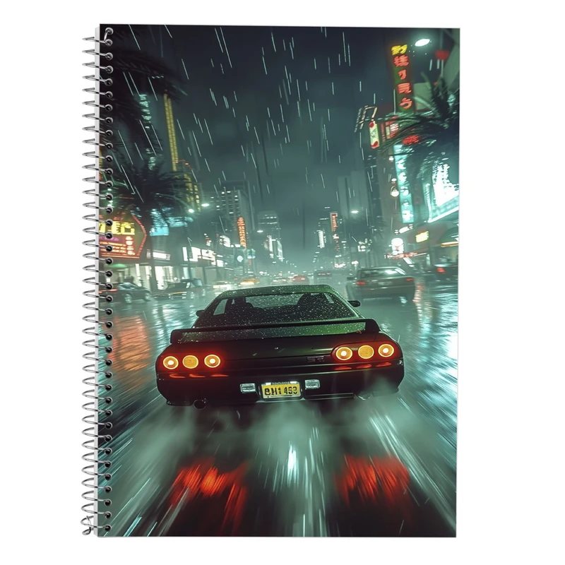 دفتر زبان 50 برگ مدوپد مدل سه خط طرح need for speed کد DF13603