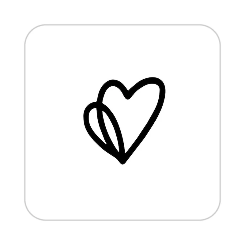 زیر لیوانی کاکتی طرح عاشقانه مدل mp40918