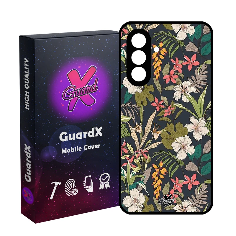 کاور گارد ایکس طرح گل مدل 10222 مناسب برای گوشی موبایل سامسونگ Galaxy S24 FE