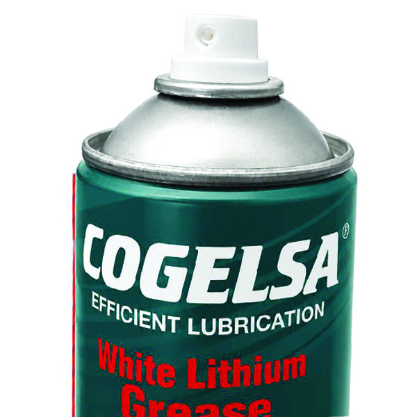 اسپری محافظ و روان کننده زنجیر موتورسیکلت کوگلسا مدل White Lithium حجم 450 میلی لیتر