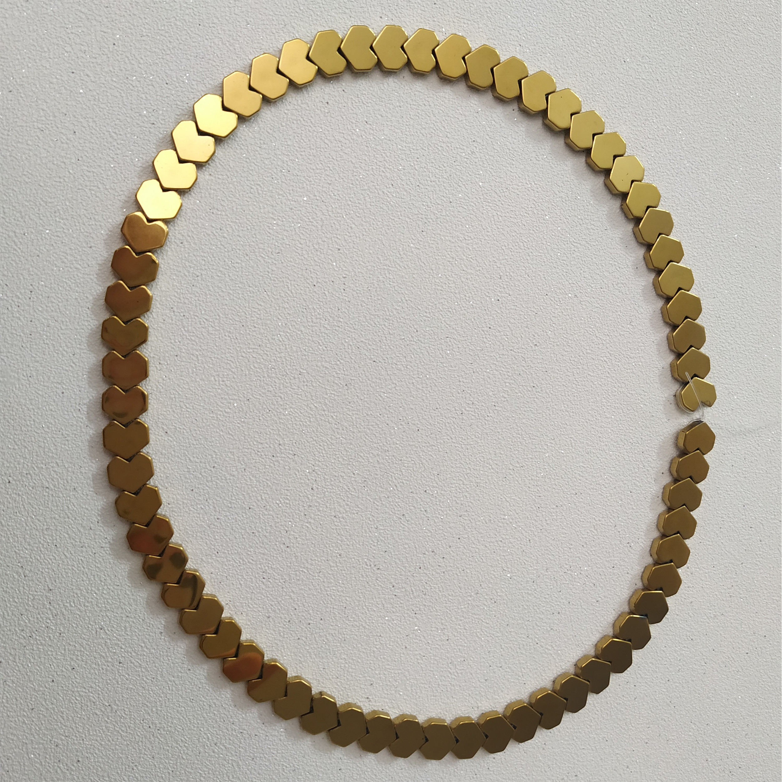 ریسه سنگ هماتیت طرح قلب کد HN1514 بسته 50 عددی