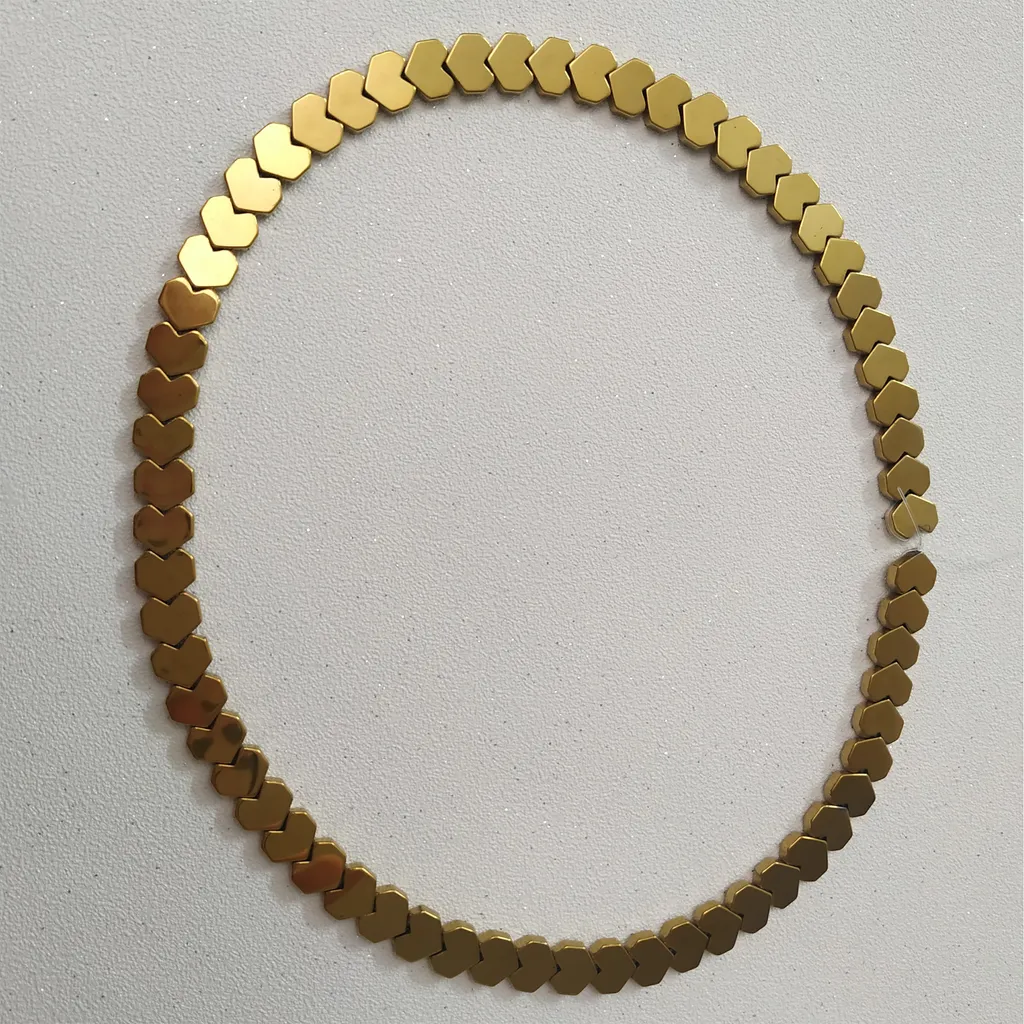 ریسه سنگ هماتیت طرح قلب کد HN1514 بسته 50 عددی