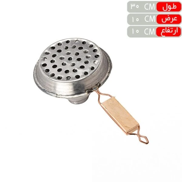 عکس شماره 2 : زغال سرخ کن مدل تابه دودکش دار