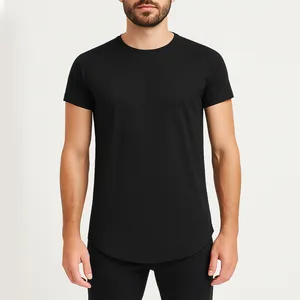 تی شرت لانگ  آستین کوتاه مردانه نوزده نودیک مدل TS1964 B