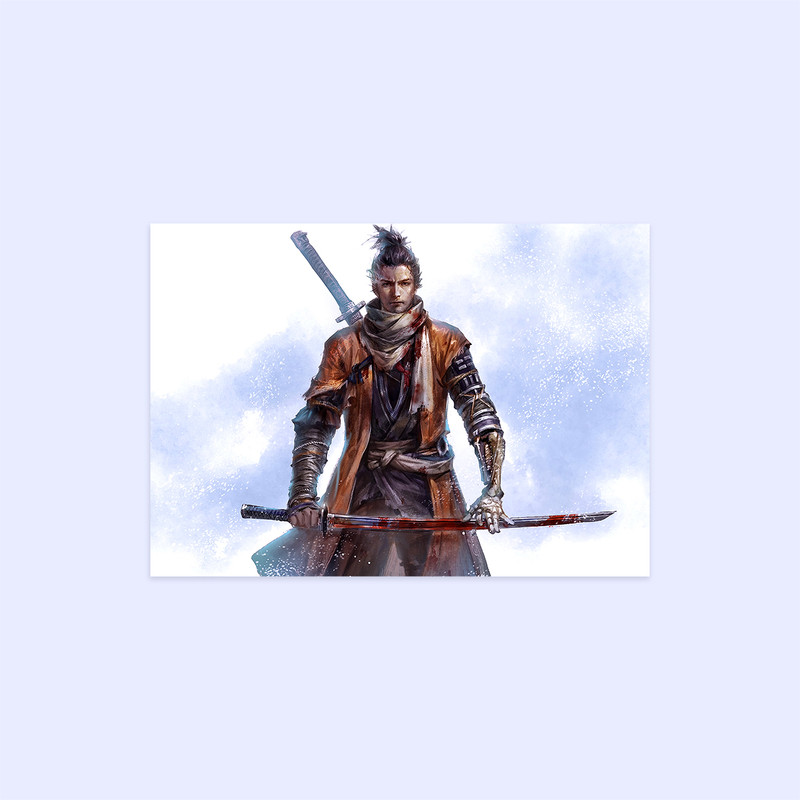 پوستر هومرو مدل فلزی طرح Sekiro کد PS967