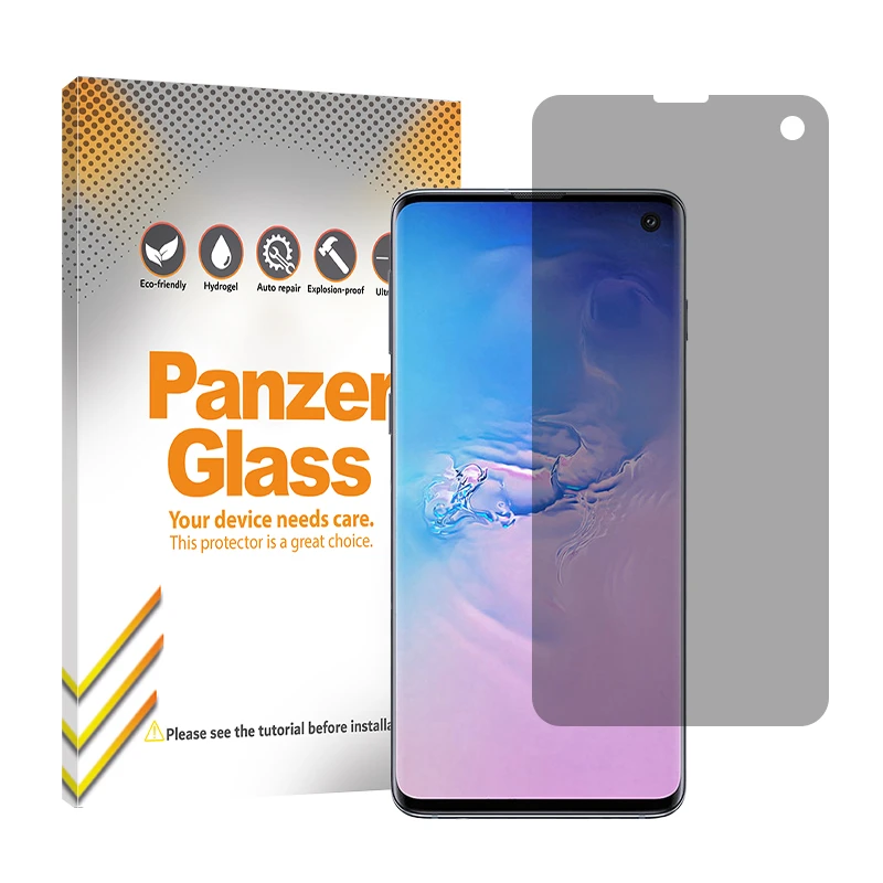 محافظ صفحه نمایش حریم شخصی پنزر گلس مدل Resistant مناسب برای گوشی موبایل سامسونگ Galaxy S10
