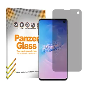 Panzer Glass Resistant model privacy screen protector suitable for Samsung Galaxy S10 mobile phone