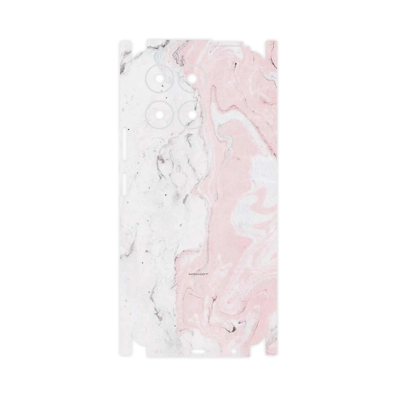 برچسب پوششی ماهوت مدل Blanco_Pink_Marble-FullSkin مناسب برای گوشی موبایل آنر X6a