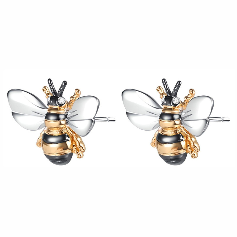 گوشواره دخترانه مدل زنبور کد E496