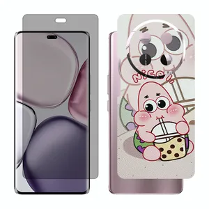 Glass Together model privacy screen protector suitable for Honor X9c mobile phone with back cover sticker