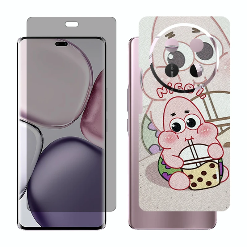 محافظ صفحه نمایش حریم شخصی گلس مدل Together مناسب برای گوشی موبایل آنر X9c به همراه برچسب پوششی