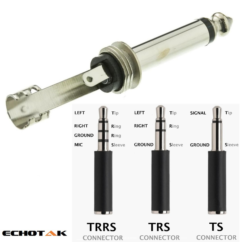 فیش اکو تک مدل میخی 6.3mm بسته 2 عددی