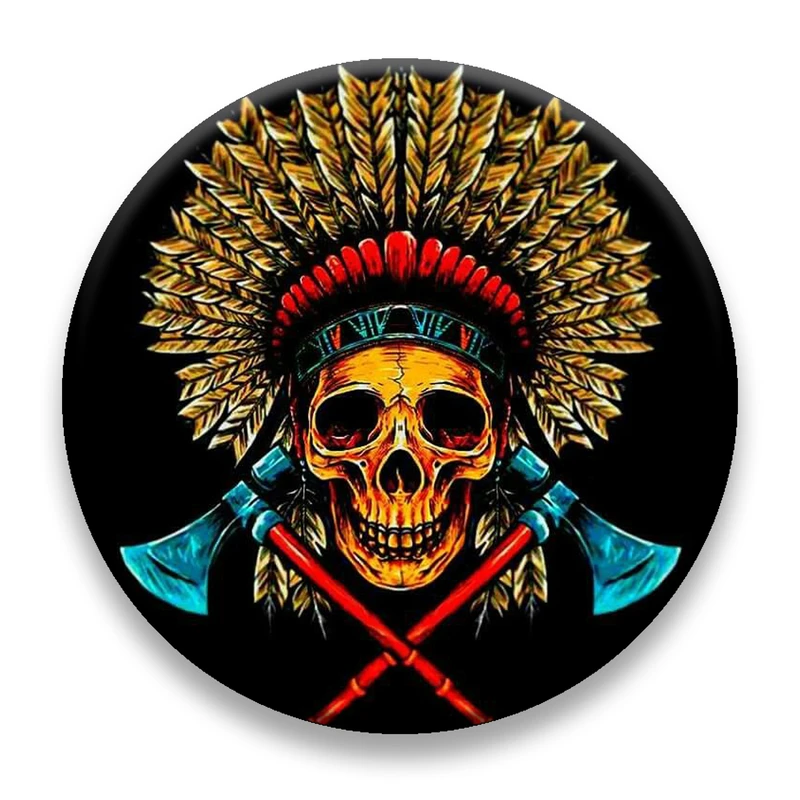 برچسب مدل Native Skull مناسب برای پایه نگهدارنده مغناطیسی