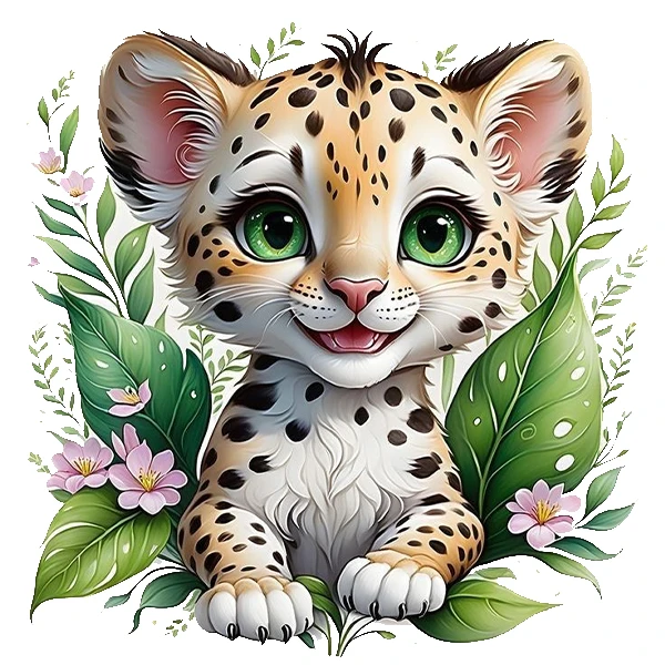 استیکر پارچه و لباس پاد آفرین طرح کارتونی کد 2511