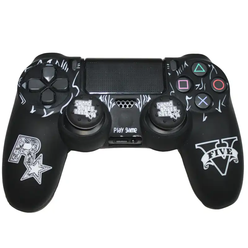 محافظ دسته پلی استیشن ۴ مدل GTA 001 به همراه روکش آنالوگ