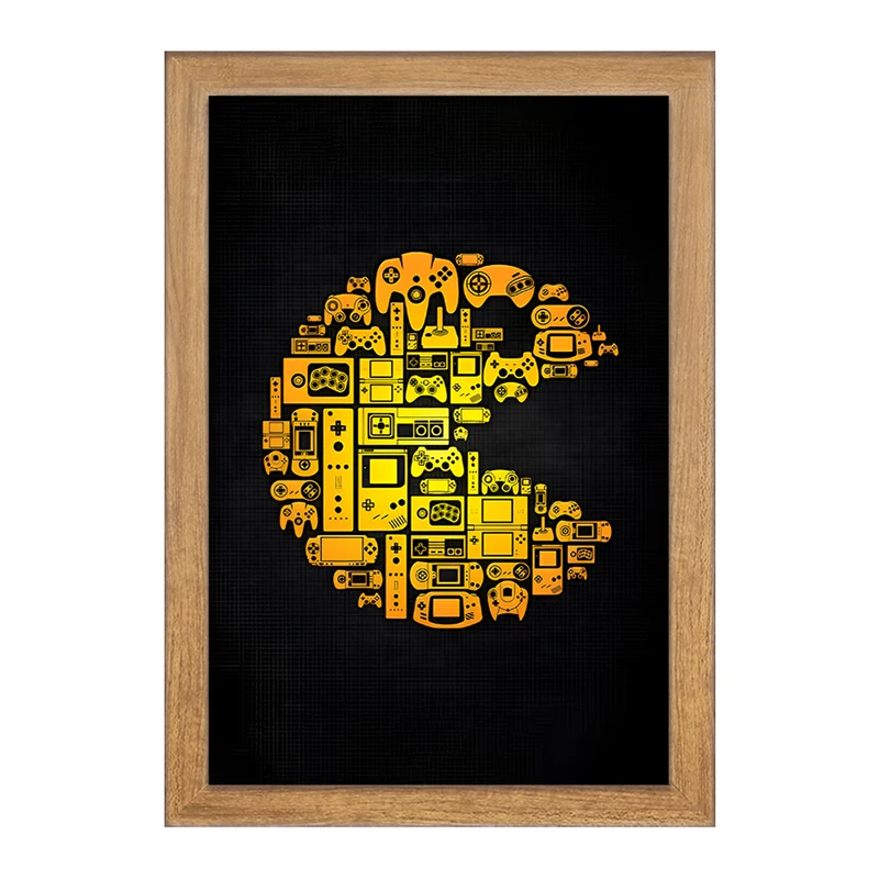 تابلو خندالو مدل پک من (PAC-MAN) کد F4297