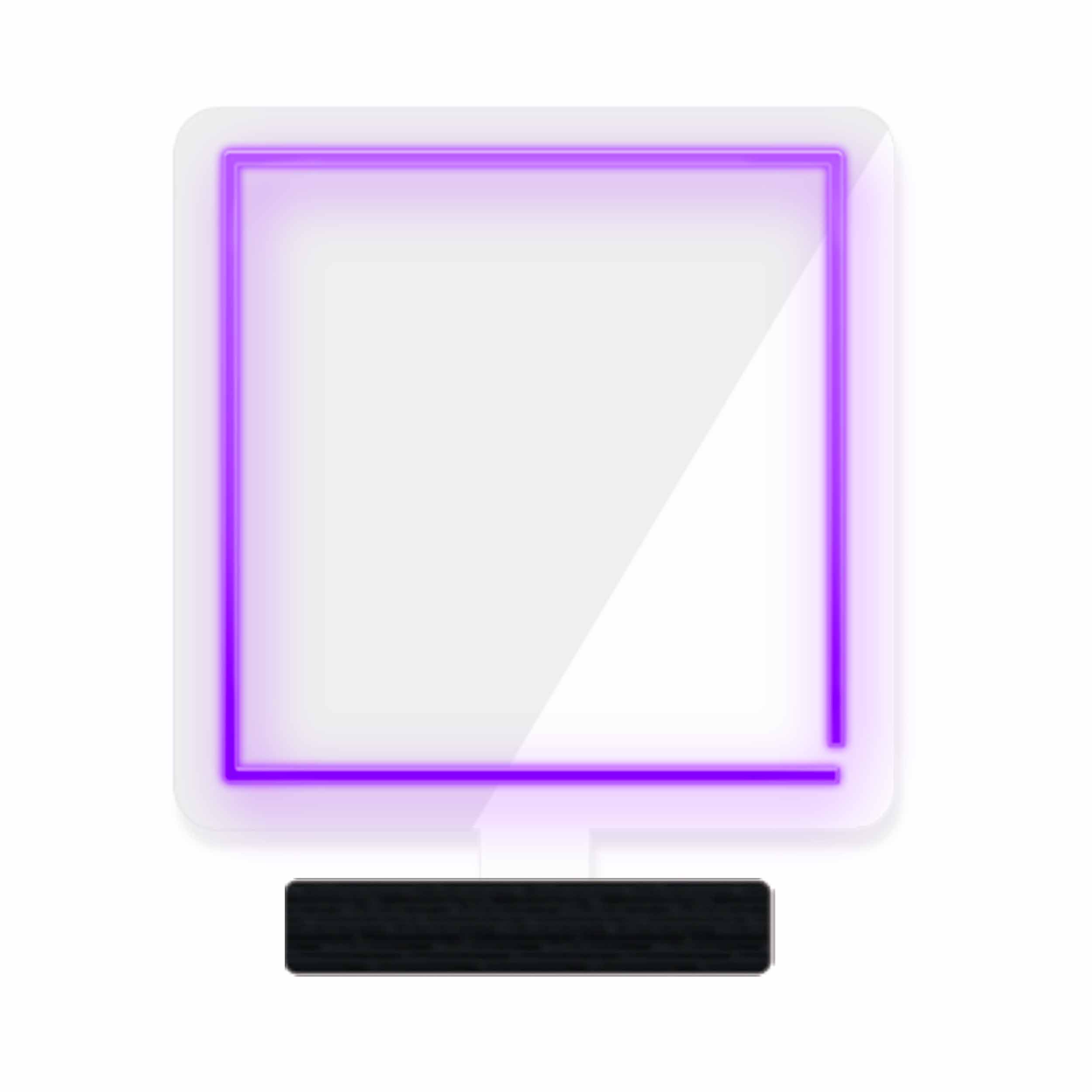 چراغ رومیزی مدل ریموت دار SQUARE-GL_PR-GLASS